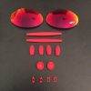 COMBO LENTES TOTAL RED + BORRACHA VERMELHA ROMEO