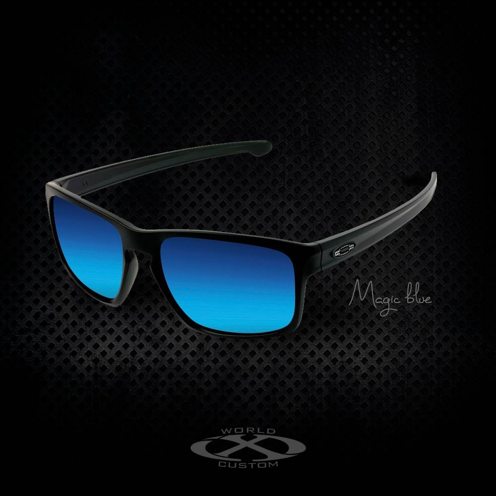 Oakley Juliet Blue Ocean - Carbon (Borracha Azul)