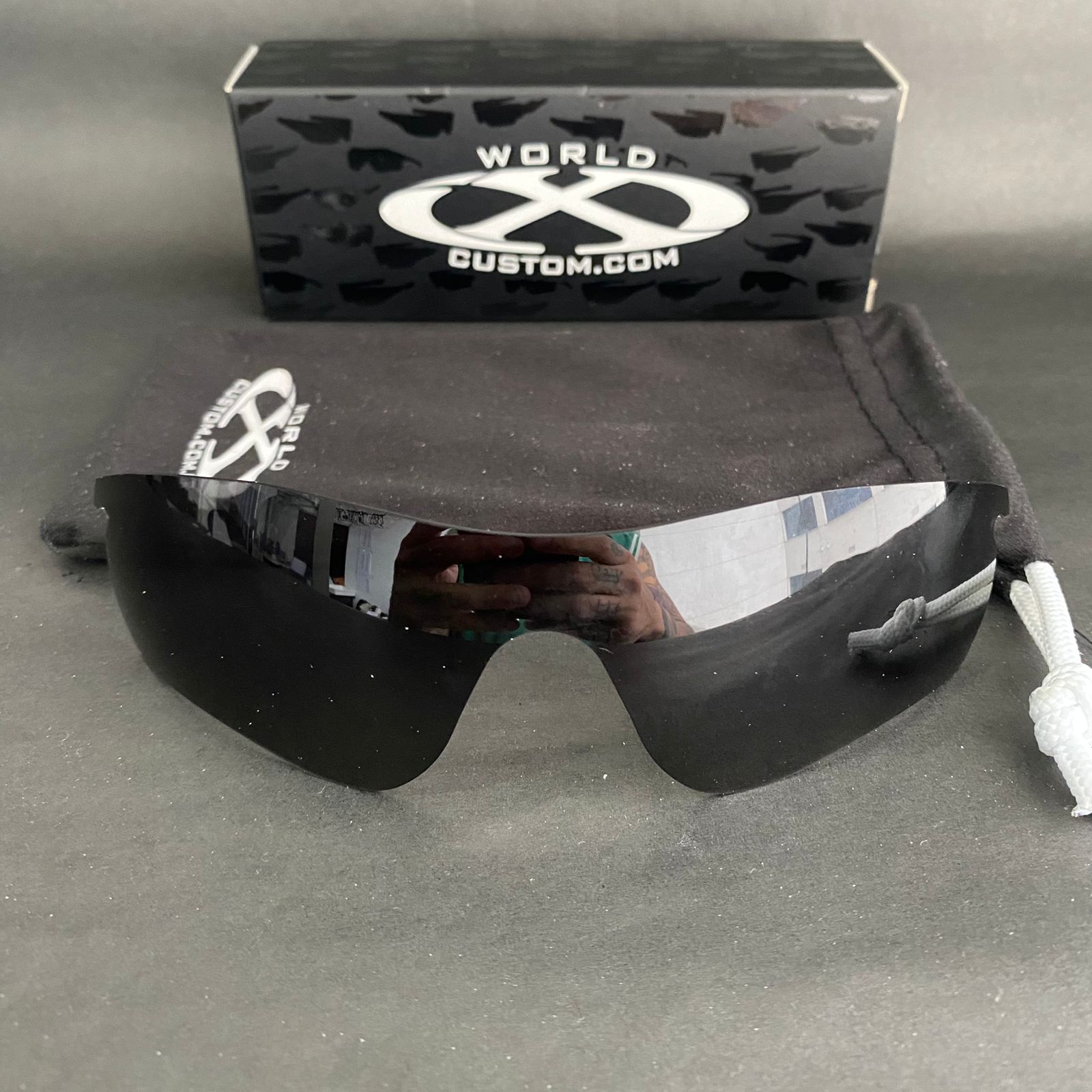 LENTES RADARLOCK PATH BLACK SEM VENTILADO (HIDROFÓBICAS & POLARIZADAS)
