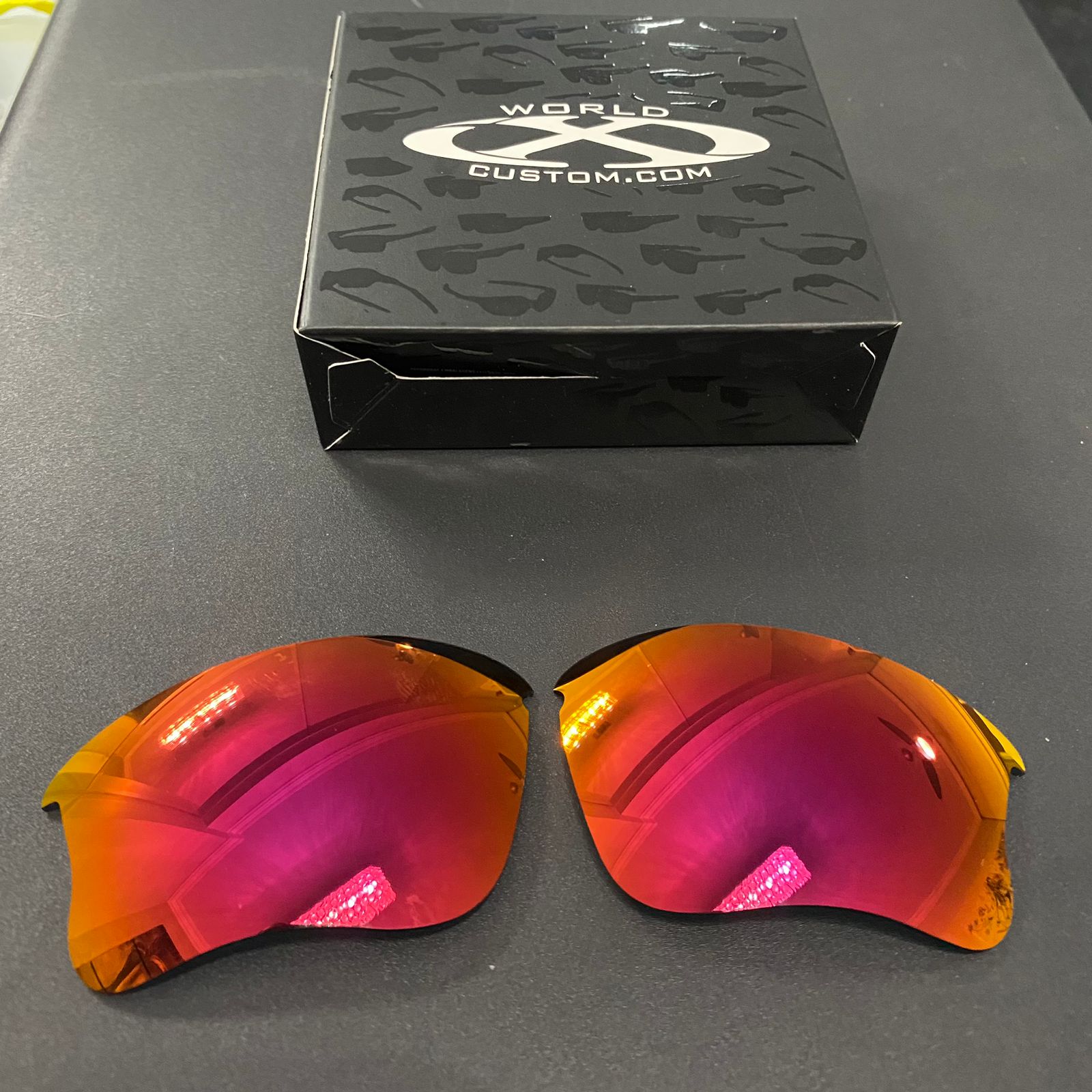 LENTES FLAK JACKET 1.0 XLJ RUBY RED POLARIZADAS