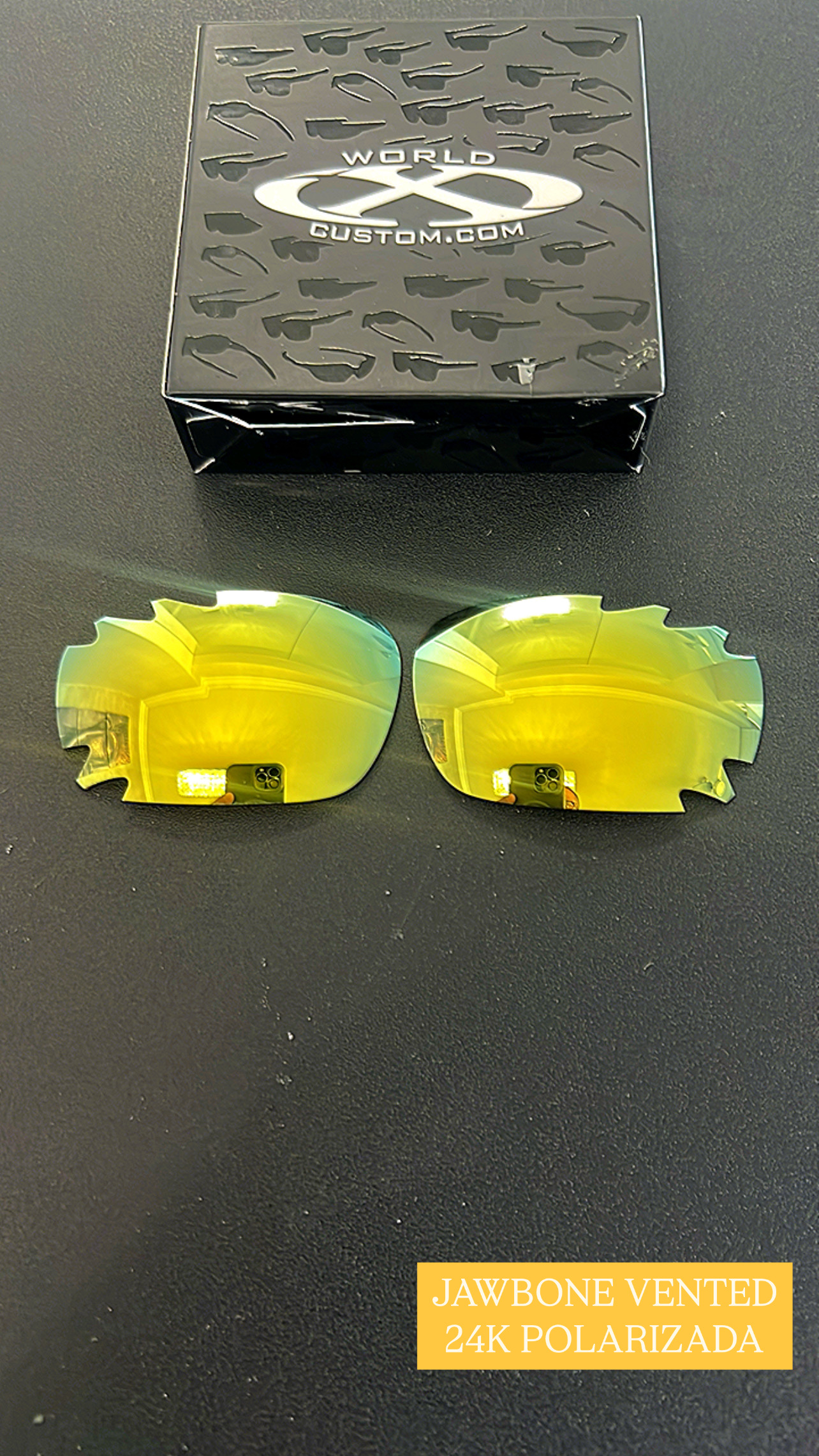 LENTES JAWBONE / RACING JACKET 24K POLARIZADAS