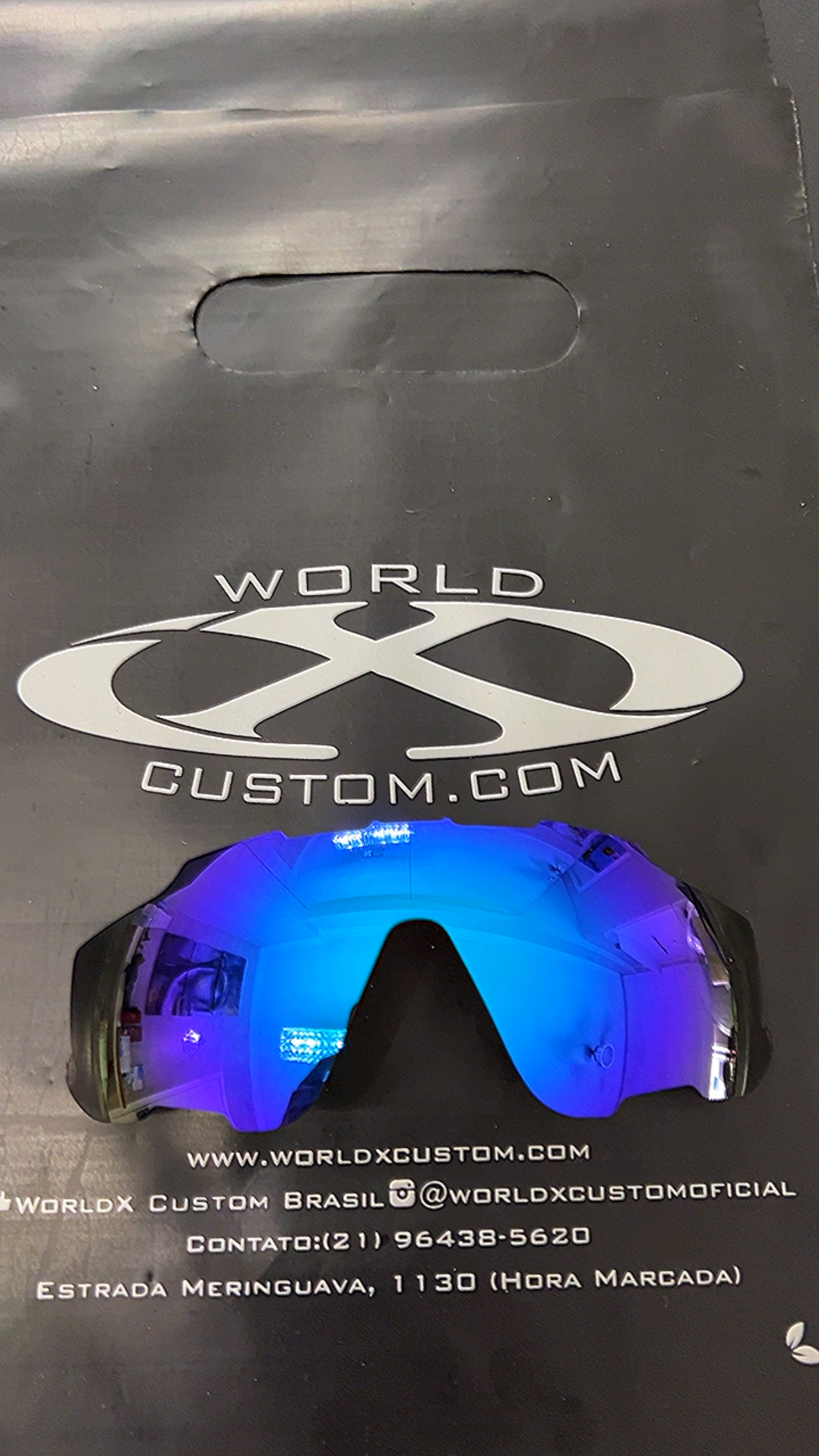 LENTES JAWBREAKER NEON BLUE (HIDROFÓBICAS & POLARIZADAS)